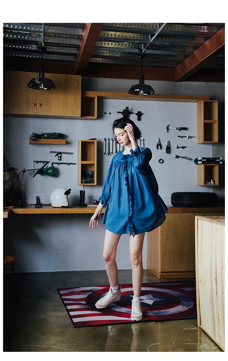 Ruffled Pleated Linen Top with Unique Design for Women, Doll Shirt, Sun Protection Shirt for Women Summer Style with a Western Touch