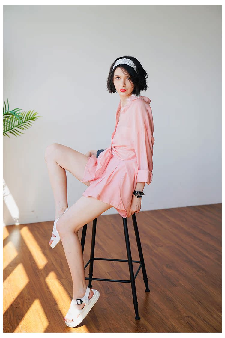 Tencel Sunscreen Casual Suit for Women Trendy Brand Fashion Casual Suit for Women Personality Trendy Slimming Stylish Suit