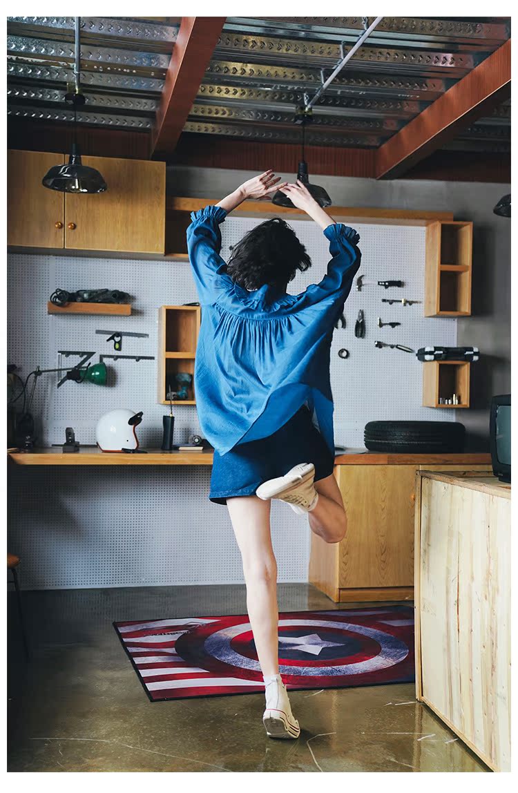 Ruffled Pleated Linen Top with Unique Design for Women, Doll Shirt, Sun Protection Shirt for Women Summer Style with a Western Touch