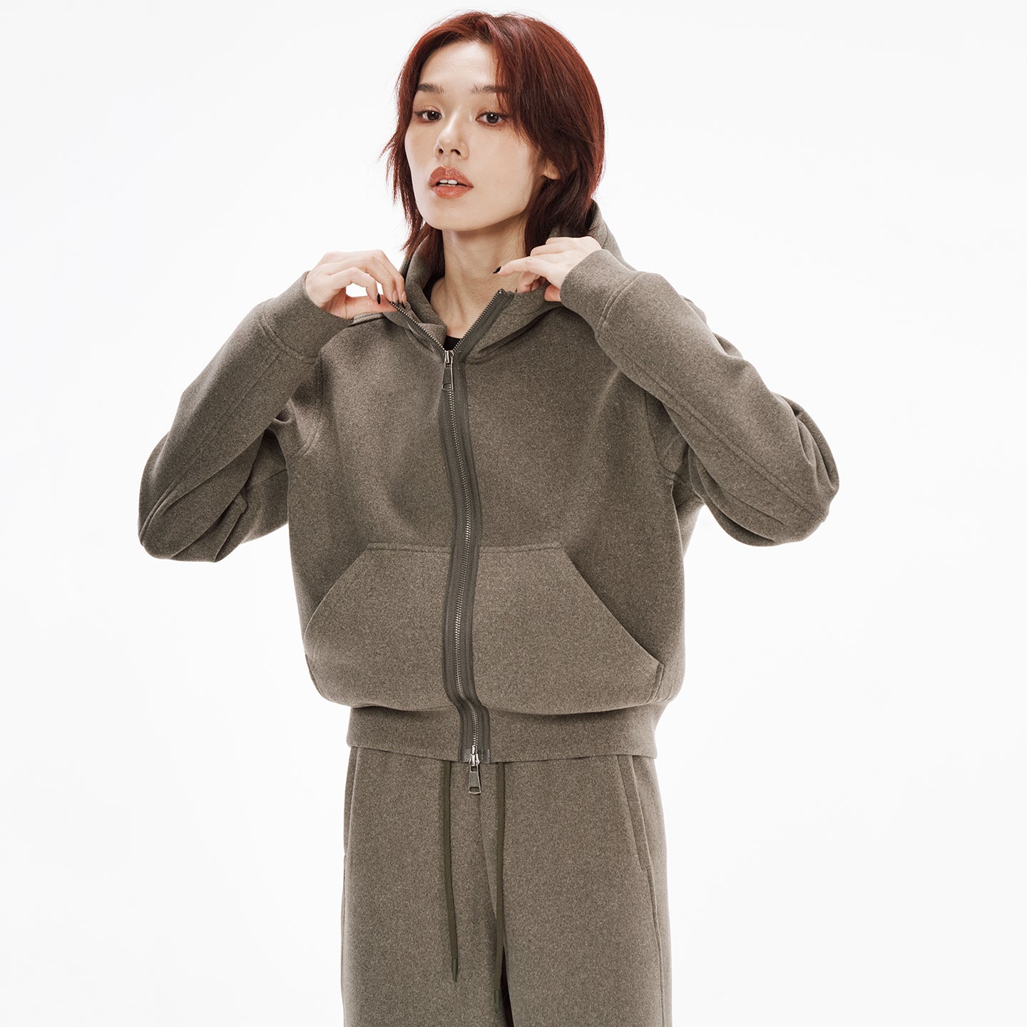 Fleece-lined casual jacket