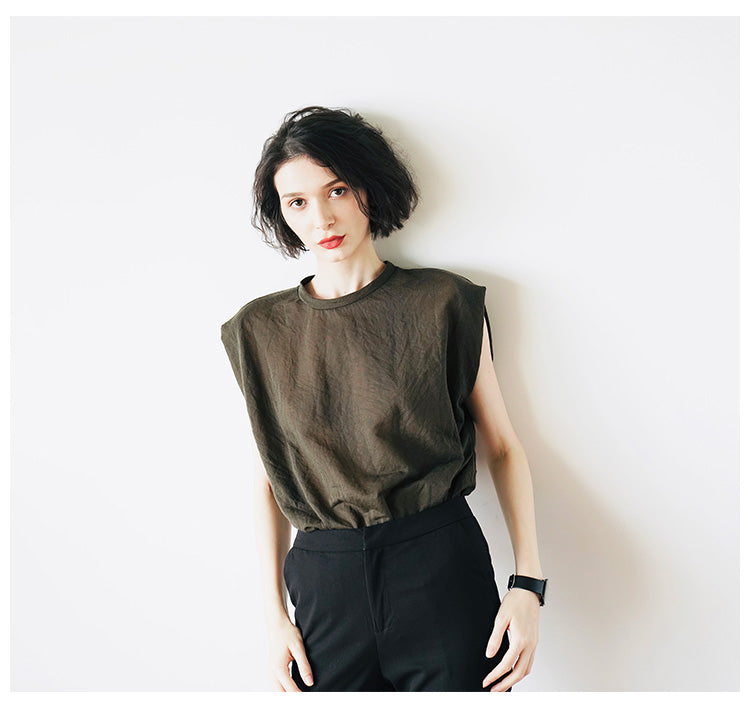 Lightweight, comfortable,  Trendy Women's Summer Loose Fit Short Sleeve, Unique Solid Color  Women's T-shirt