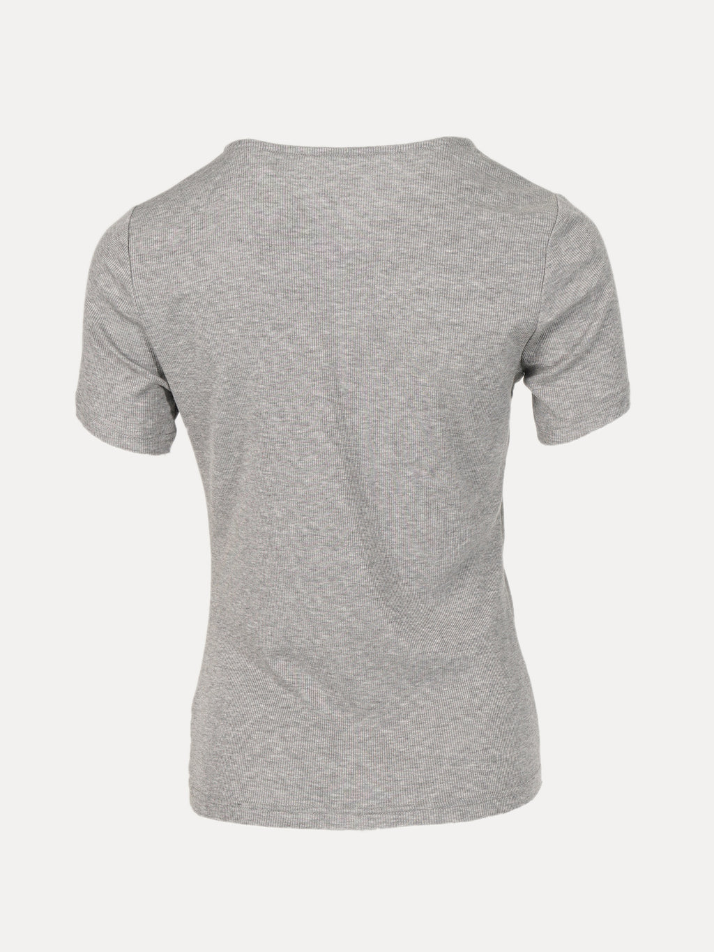 Damen T-Shirt mit Twist V-Ausschnitt, Stretch Slim Fit Sommer Top