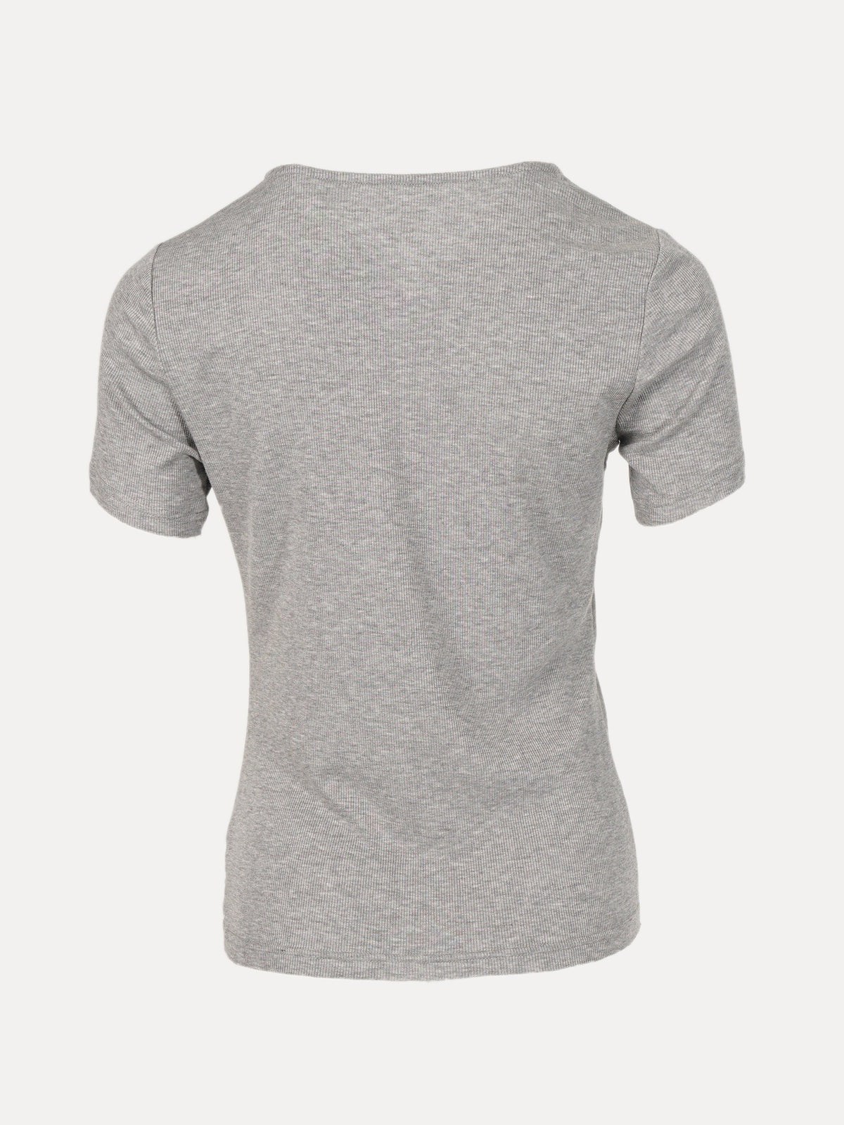 Damen T-Shirt mit Twist V-Ausschnitt, Stretch Slim Fit Sommer Top