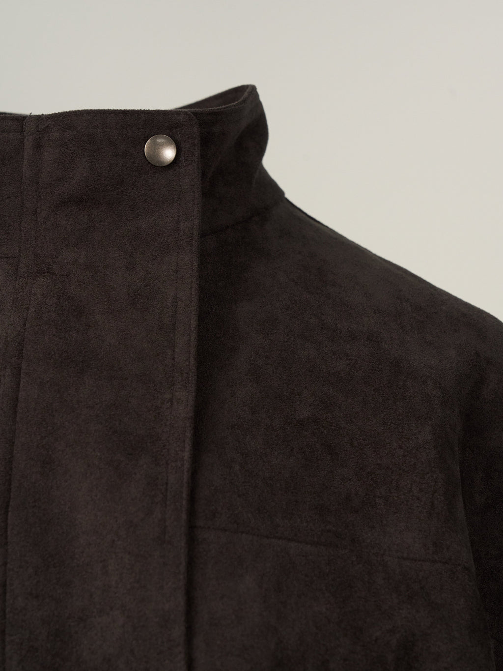Vintage Cropped Suede Jacket with Belt