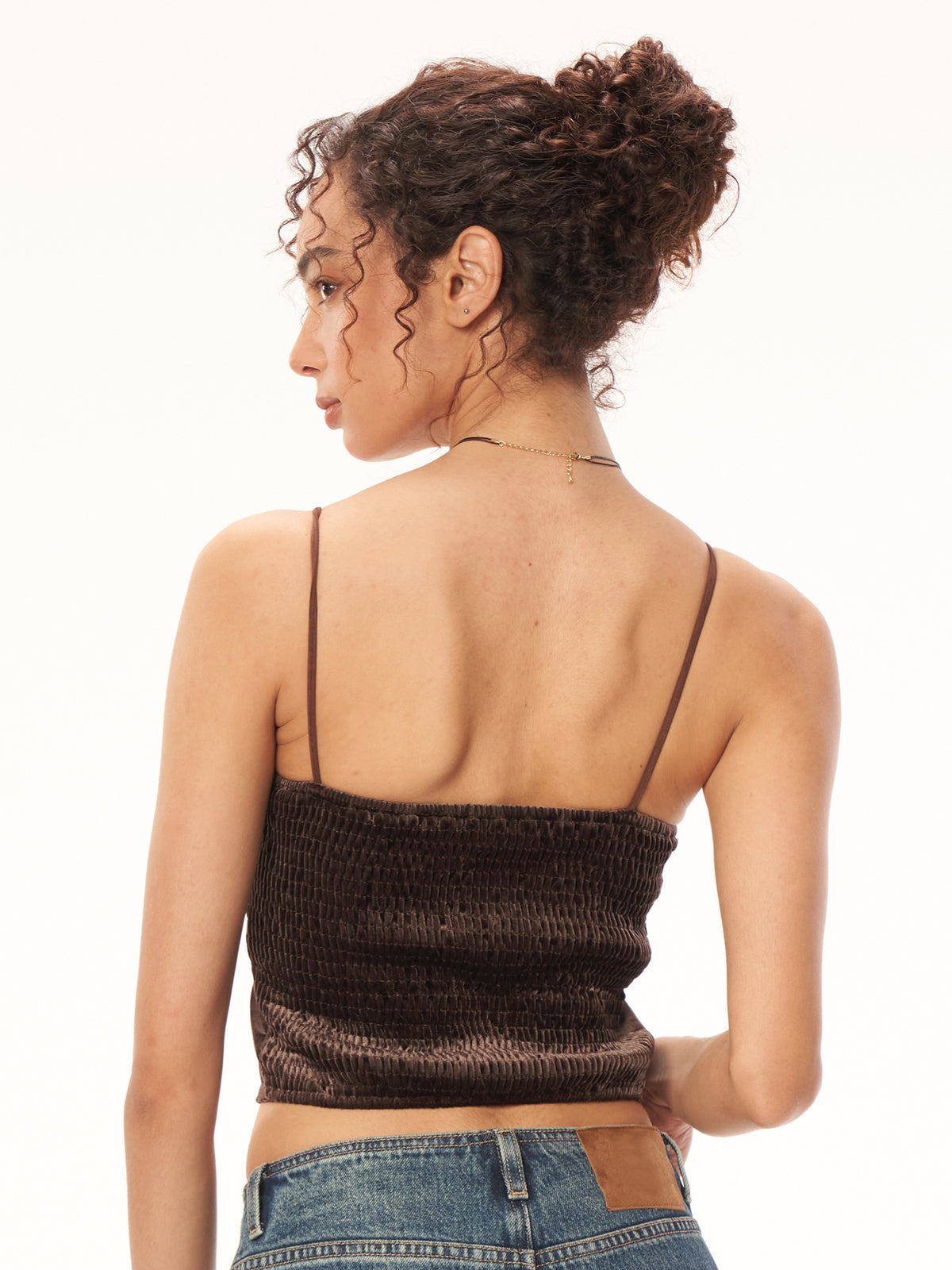 Elegant Velvet Camisole Top