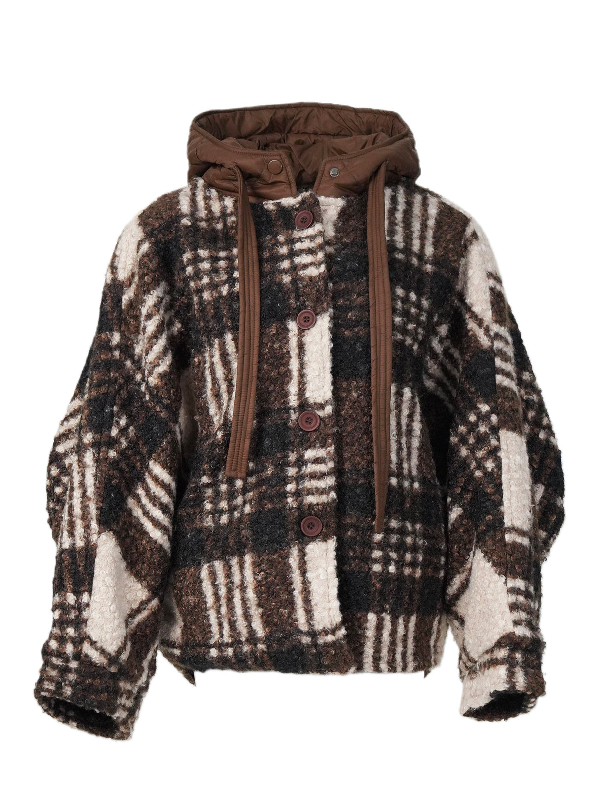Lässiger Oversize-Mantel mit Reverskragen für Herbst & Winter, erhältlich in Karo-, Blumen- und Unifarben, Einheitsgröße