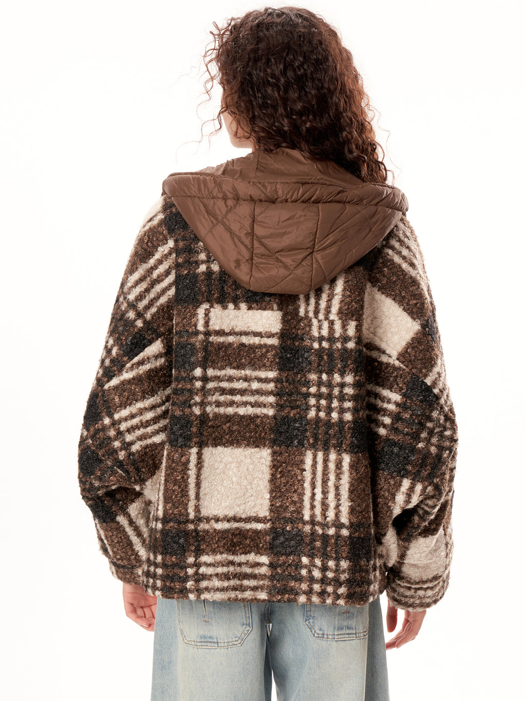 Lässiger Oversize-Mantel mit Reverskragen für Herbst & Winter, erhältlich in Karo-, Blumen- und Unifarben, Einheitsgröße
