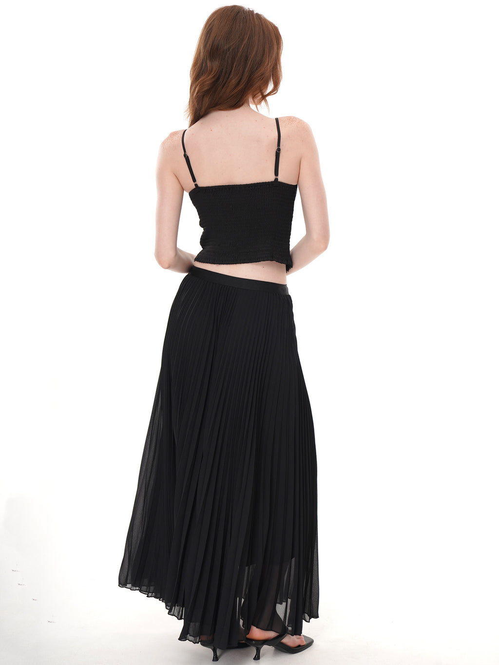 Black Satin Lace Trim Corset Cami Top, Sweetheart Neck Front Lace-Up Irregular Pointed Hem