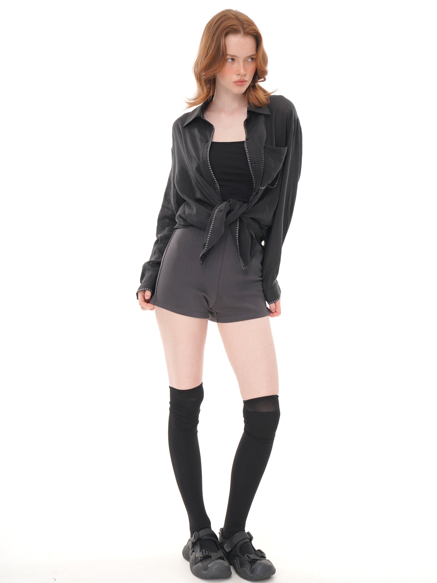 Breathable Ramie Lyocell Loose Shirt