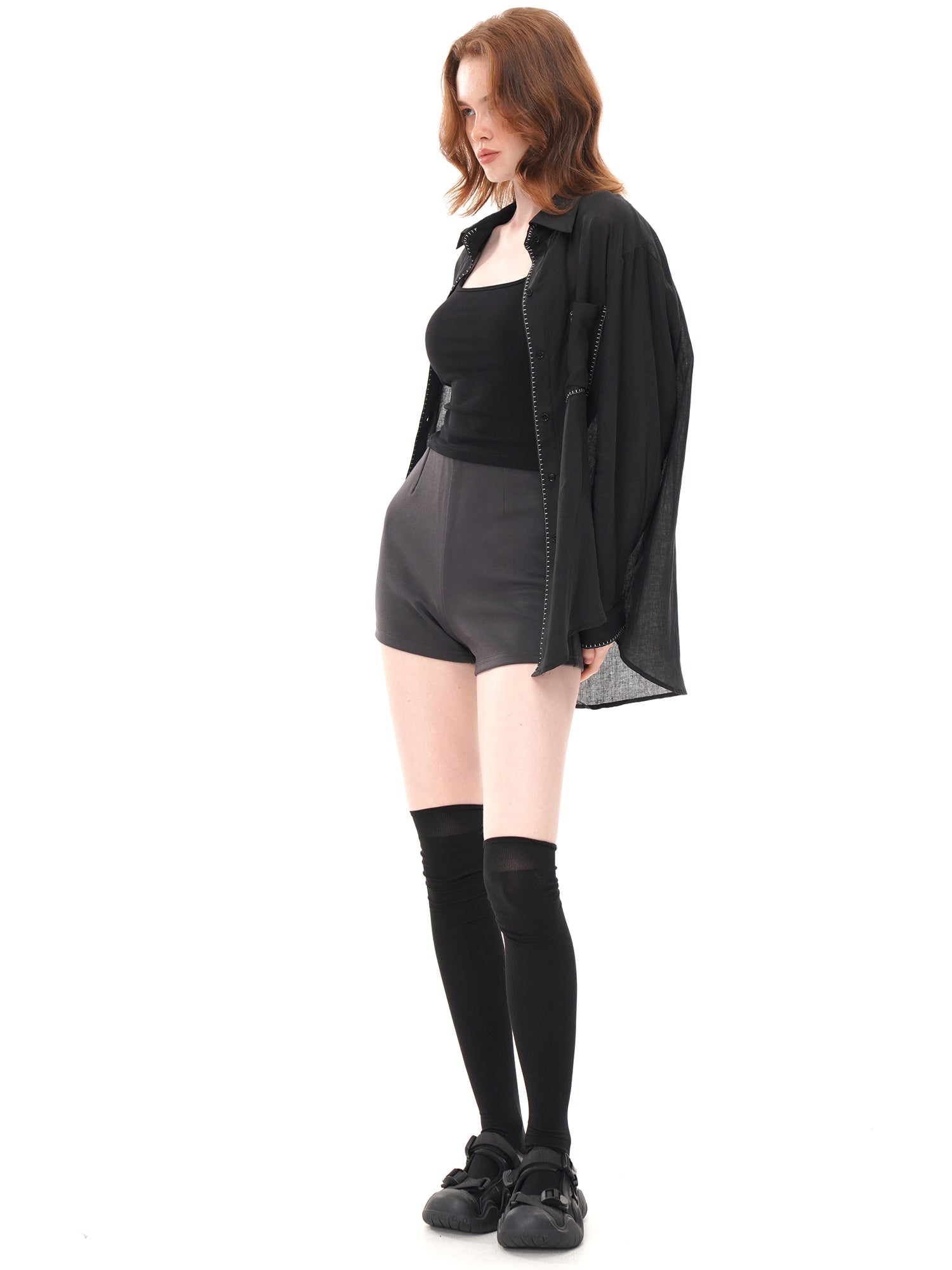 Breathable Ramie Lyocell Loose Shirt