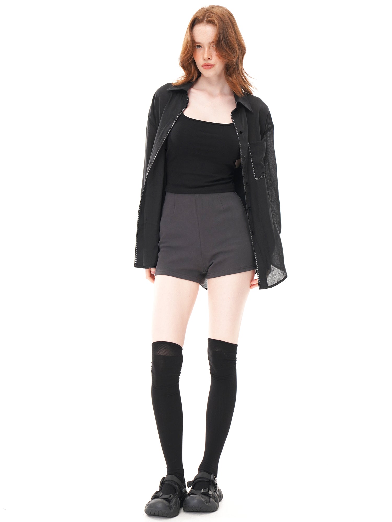 Breathable Ramie Lyocell Loose Shirt