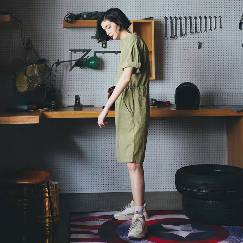 Women's Jumpsuit New Summer Jumpsuit Fashionable One-Piece Shorts Women Casual Loose Overalls One-Piece Women