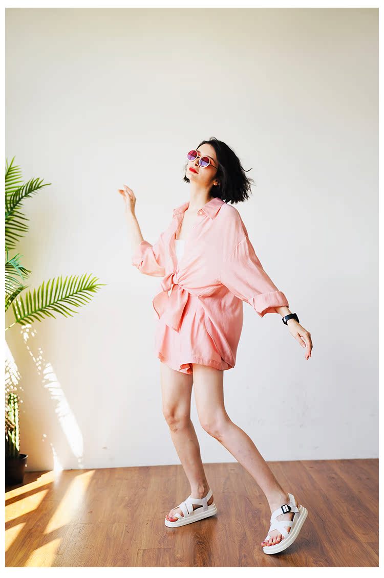 Tencel Sunscreen Casual Suit for Women Trendy Brand Fashion Casual Suit for Women Personality Trendy Slimming Stylish Suit