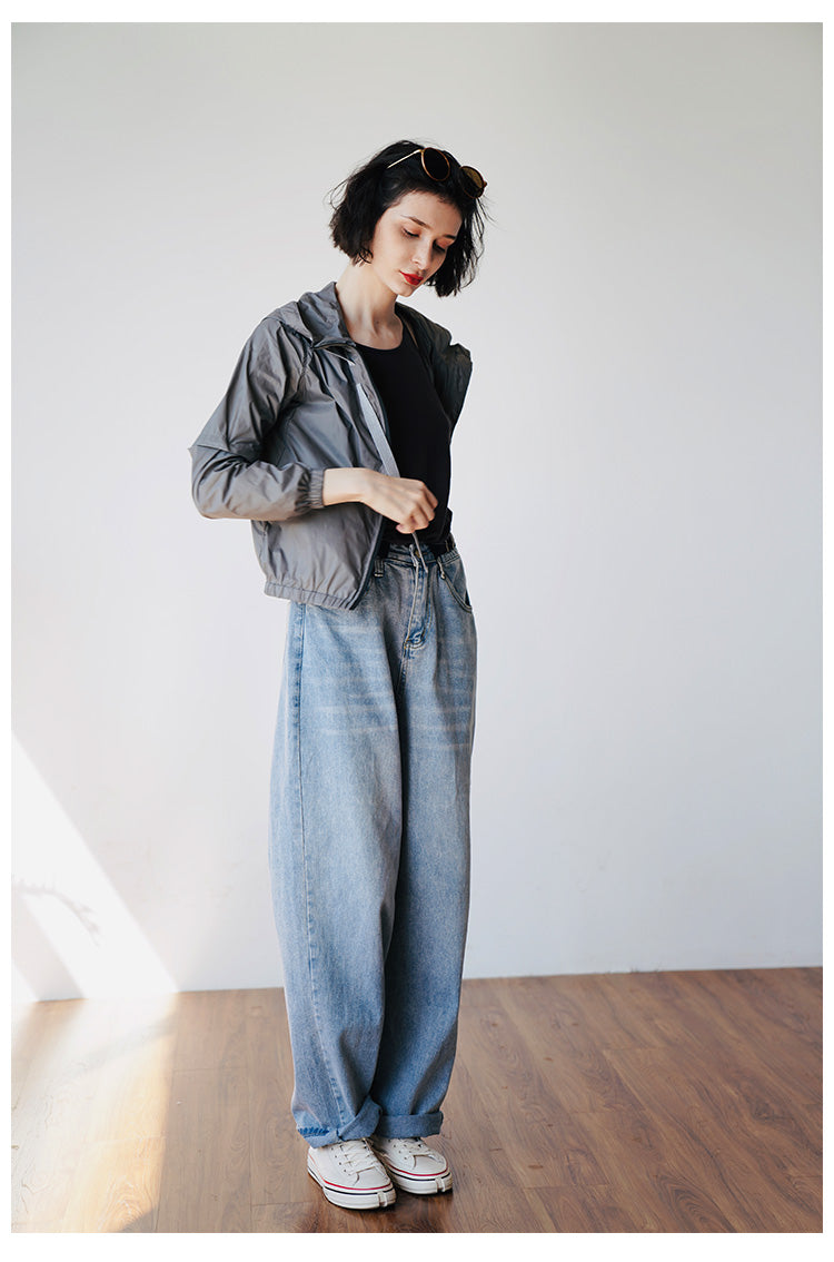 Heavy Industry Design Long Sleeve Sunscreen Clothes for Women Summer New Short and Thin Jackets for Women Air Conditioning Shirts