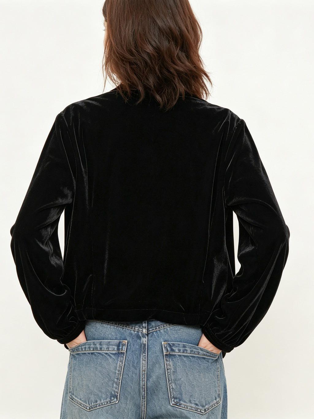 Elegant Velvet Jacket - 2026 Spring/Autumn Collection