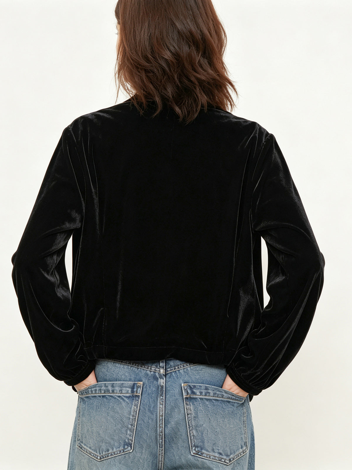 Elegant Velvet Jacket - 2026 Spring/Autumn Collection