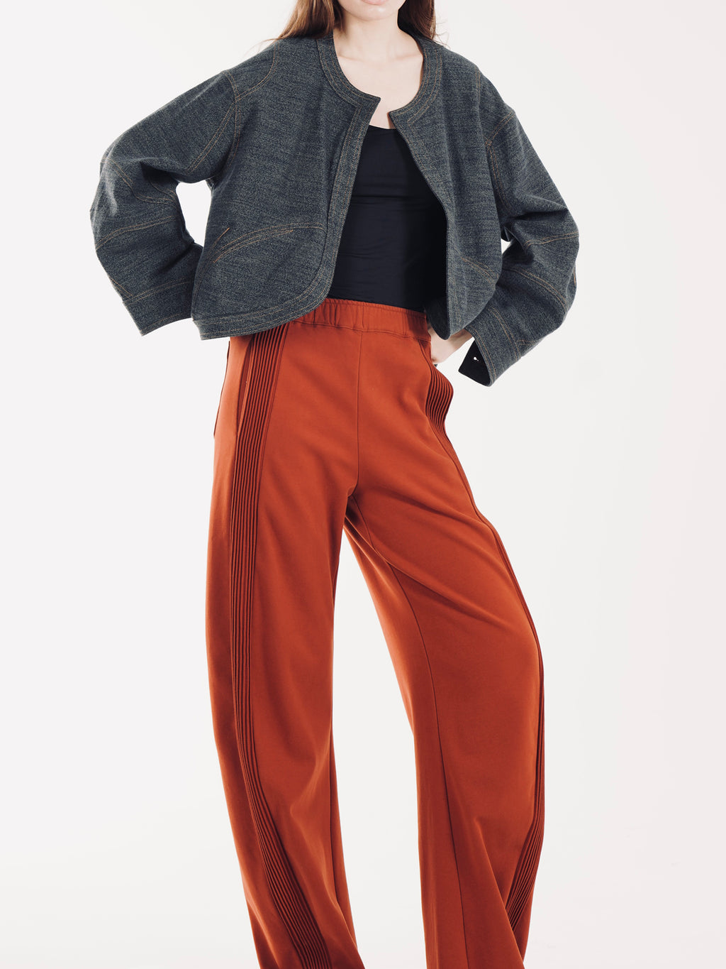 Women's Fashion Loose Cardigan Jacket - Blue