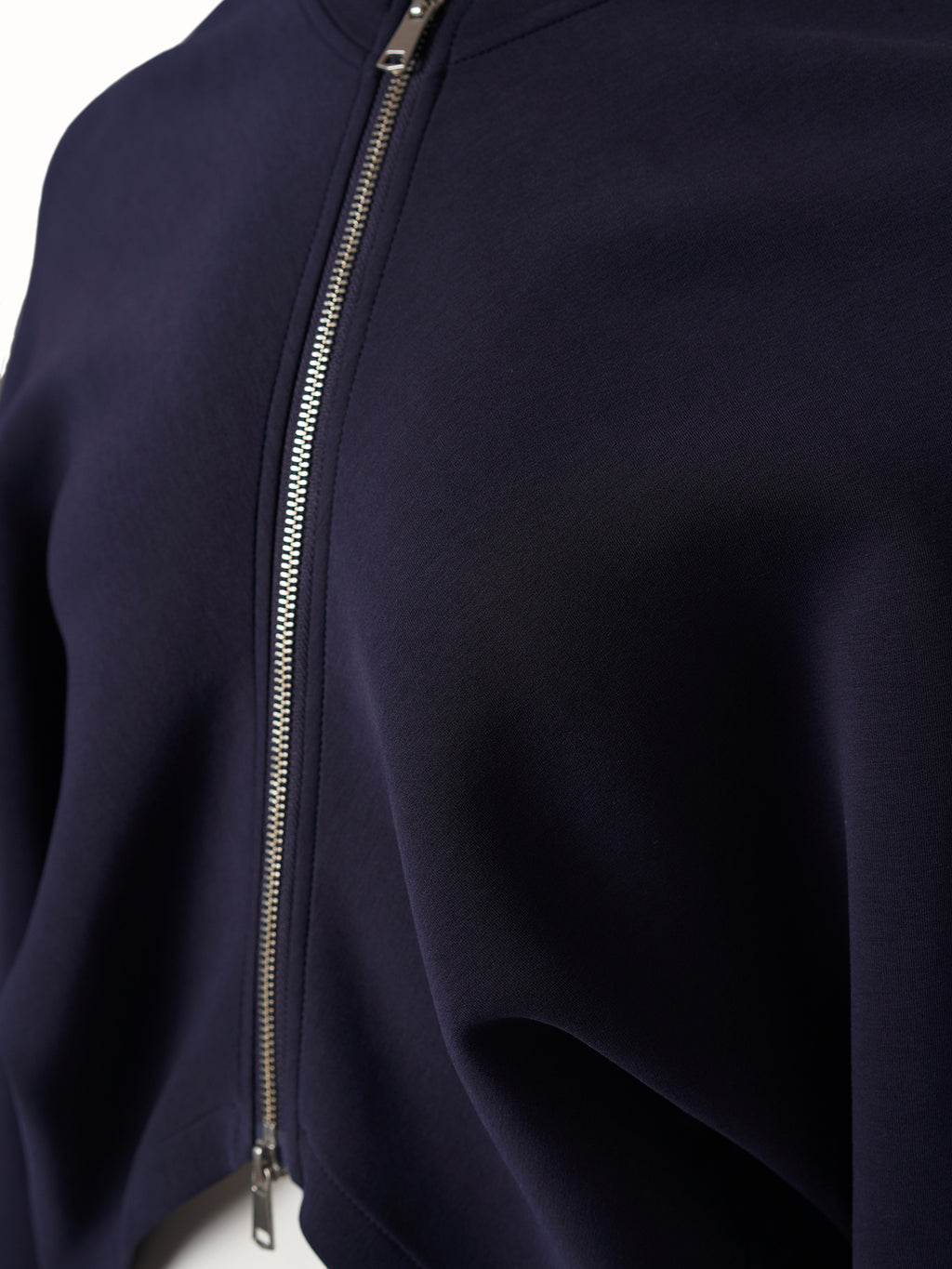 Stylish Asymmetric Cocoon Silhouette Cardigan - Dark Blue