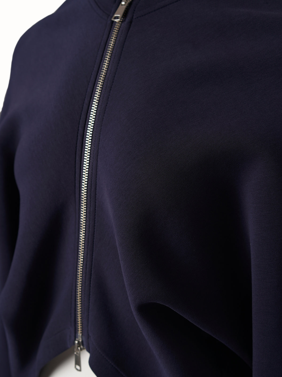 Stylish Asymmetric Cocoon Silhouette Cardigan - Dark Blue