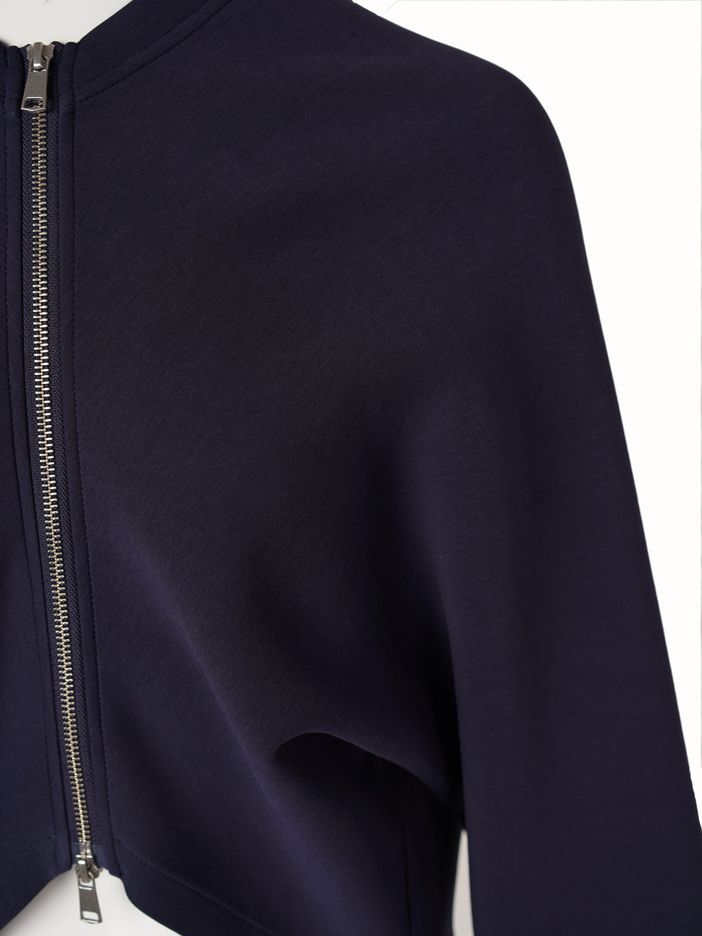 Stylish Asymmetric Cocoon Silhouette Cardigan - Dark Blue