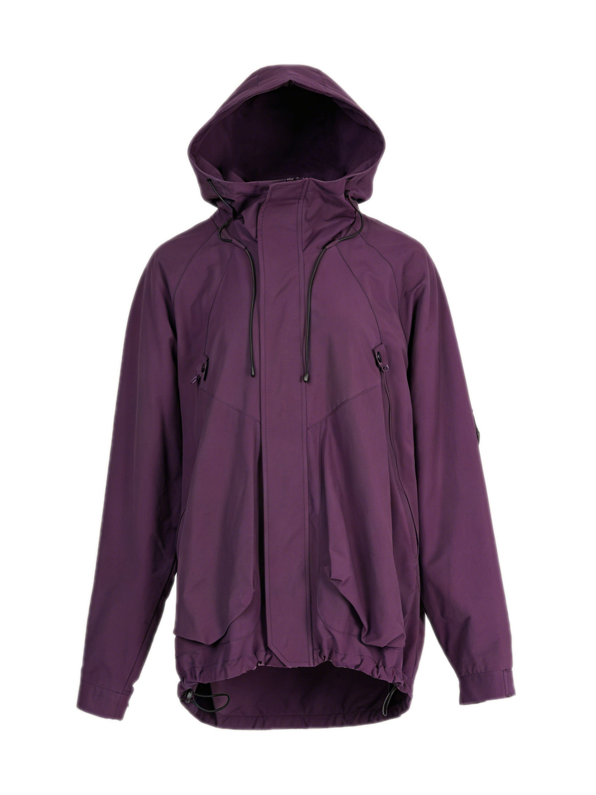 Unisex Hooded Casual Jacket - Purple