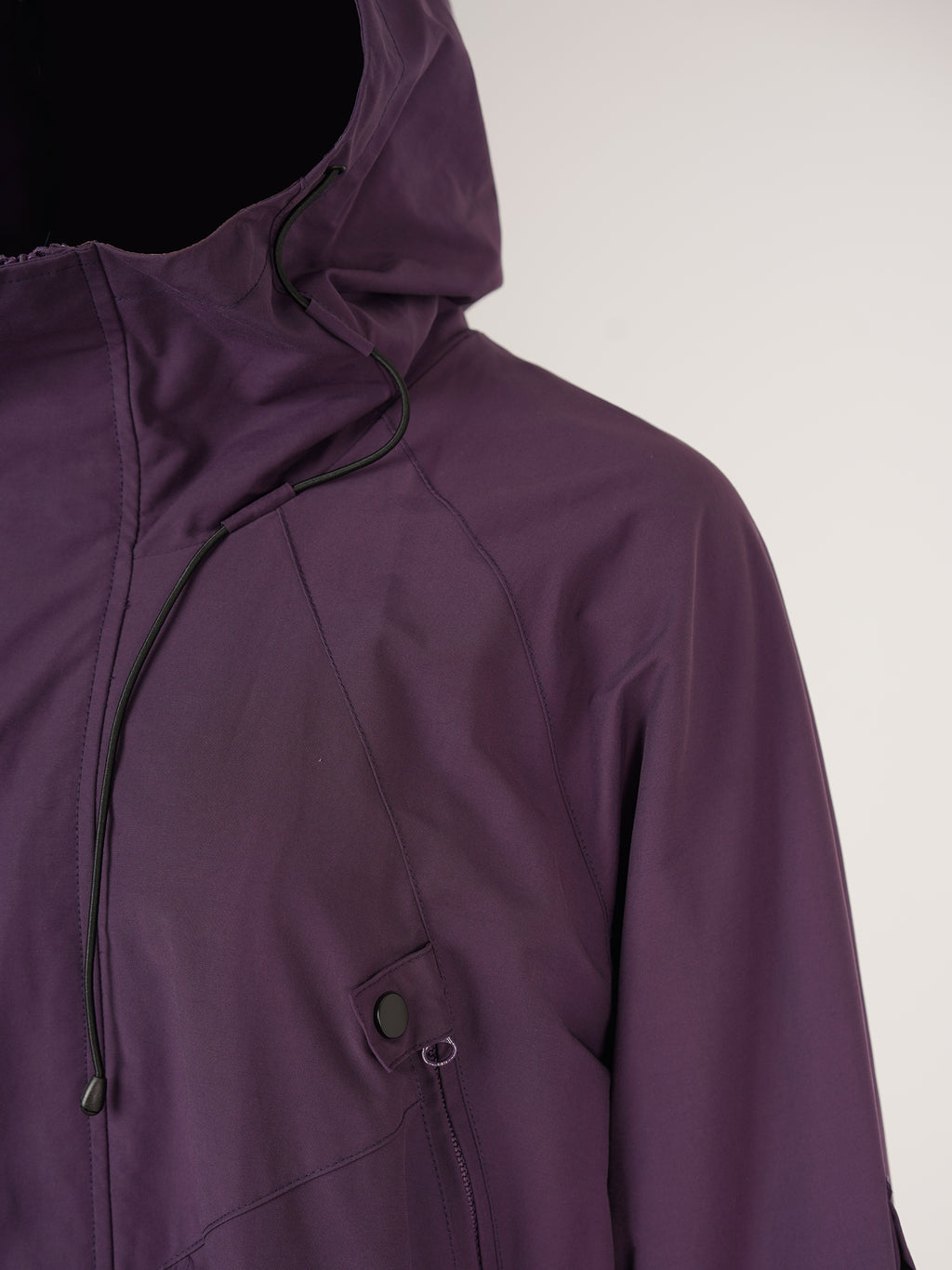 Unisex Hooded Casual Jacket - Purple