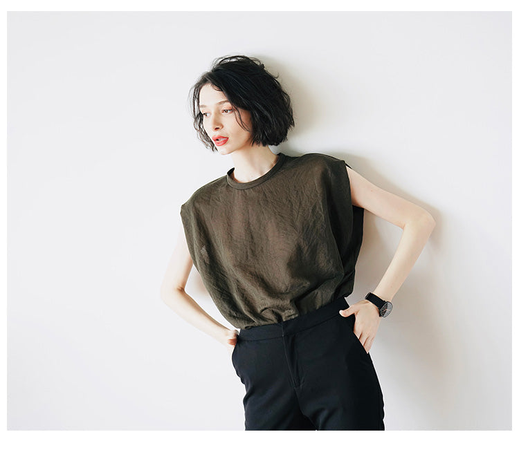 Lightweight, comfortable,  Trendy Women's Summer Loose Fit Short Sleeve, Unique Solid Color  Women's T-shirt