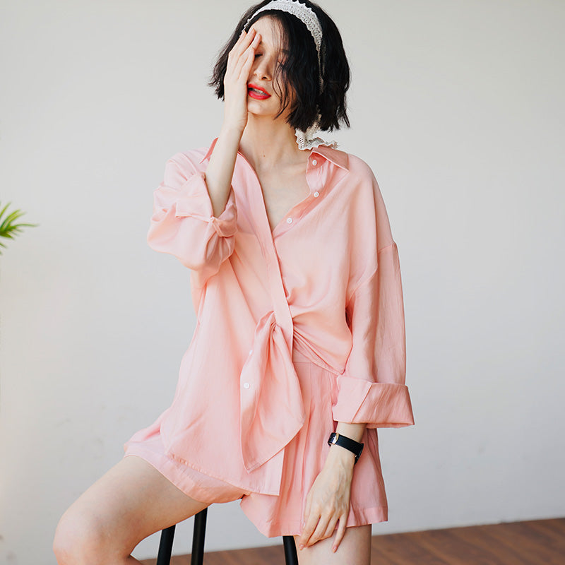 Tencel Sunscreen Casual Suit for Women Trendy Brand Fashion Casual Suit for Women Personality Trendy Slimming Stylish Suit