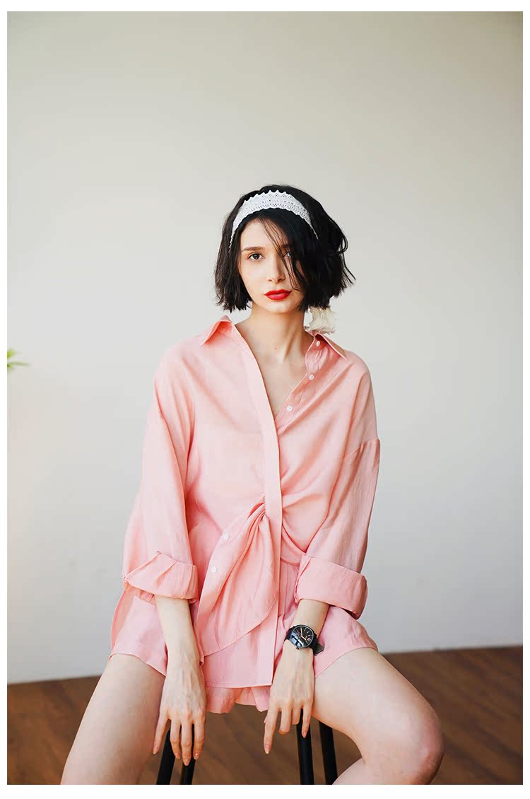 Tencel Sunscreen Casual Suit for Women Trendy Brand Fashion Casual Suit for Women Personality Trendy Slimming Stylish Suit