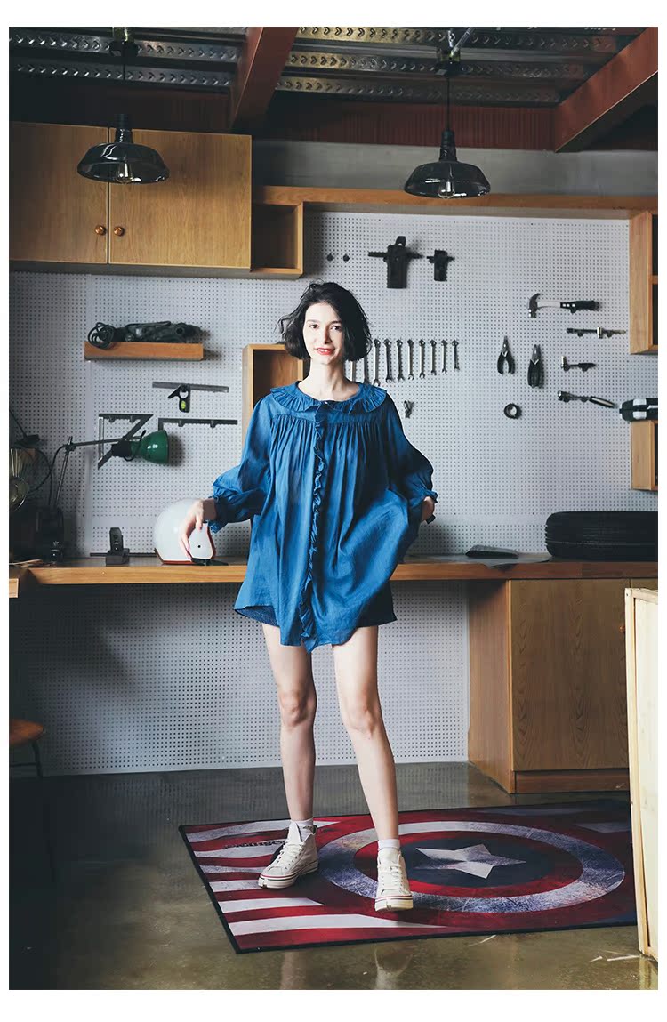 Ruffled Pleated Linen Top with Unique Design for Women, Doll Shirt, Sun Protection Shirt for Women Summer Style with a Western Touch