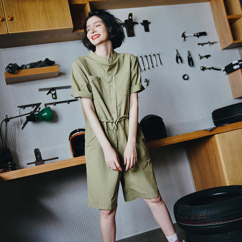 Women's Jumpsuit New Summer Jumpsuit Fashionable One-Piece Shorts Women Casual Loose Overalls One-Piece Women