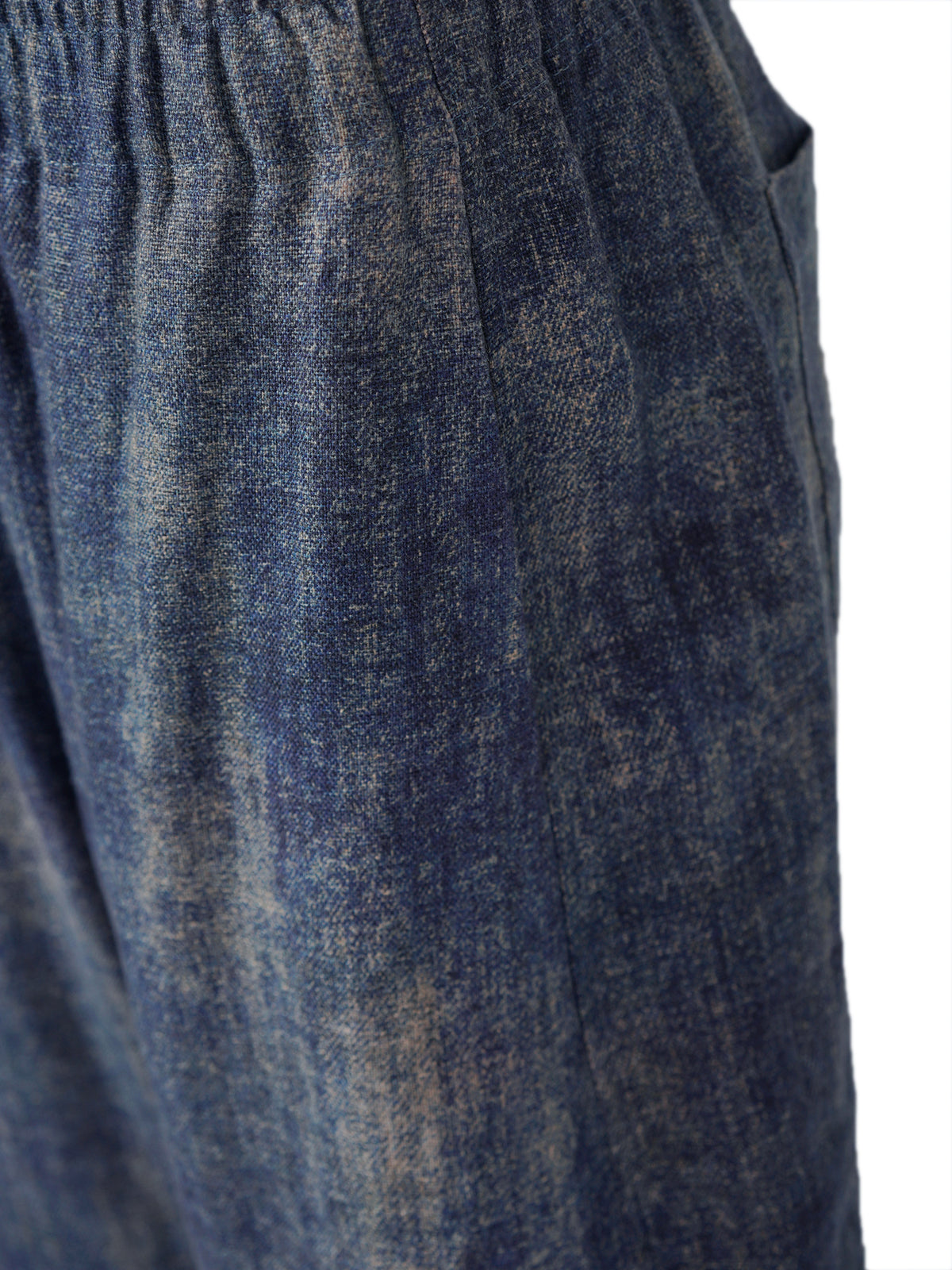 Tie-dye Curved Wide-Leg Pants