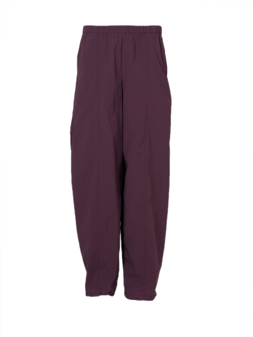 High-Waist Parachute Wide-Leg Pants - Purple