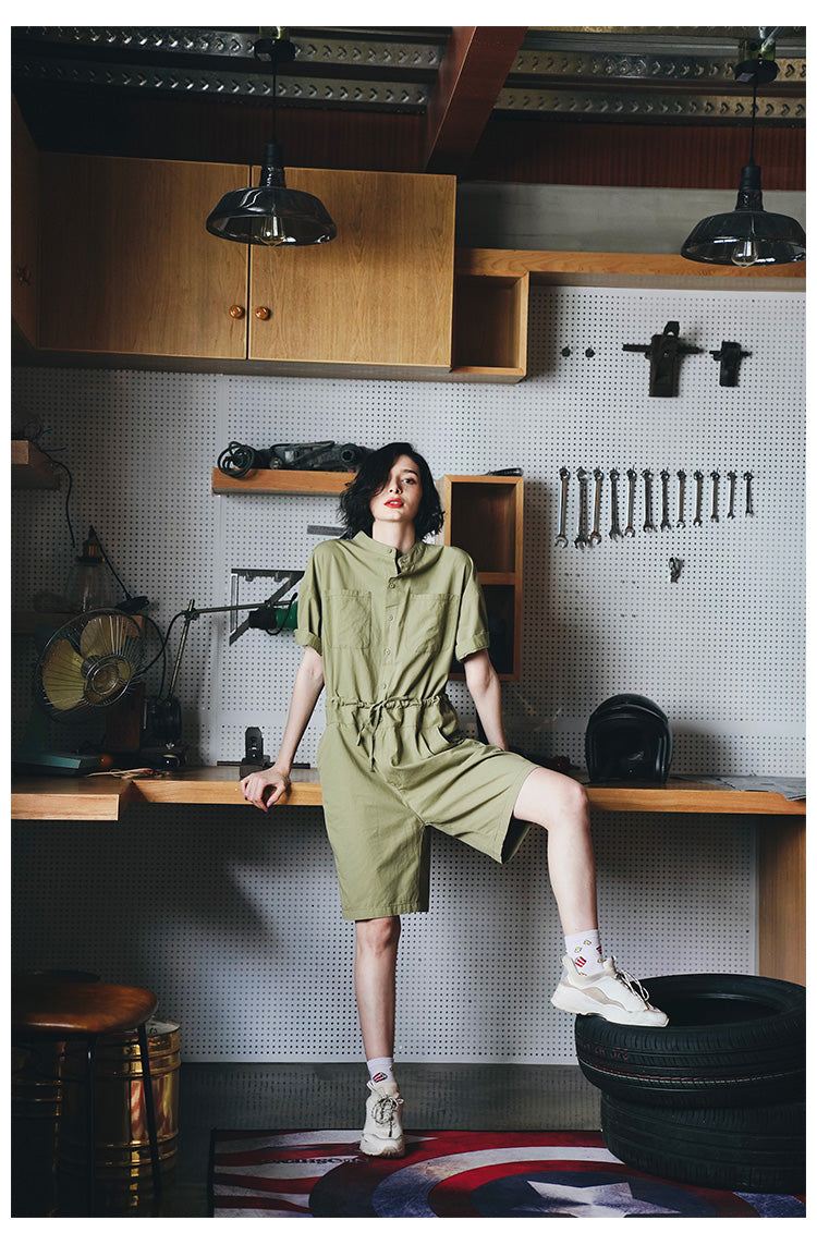 Women's Jumpsuit New Summer Jumpsuit Fashionable One-Piece Shorts Women Casual Loose Overalls One-Piece Women