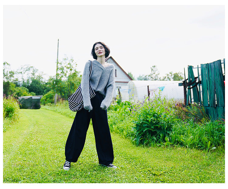 Vintage Wide-Leg Lantern Jeans for Women Wide-Leg Jeans for Women, Trendy New Women's Jeans