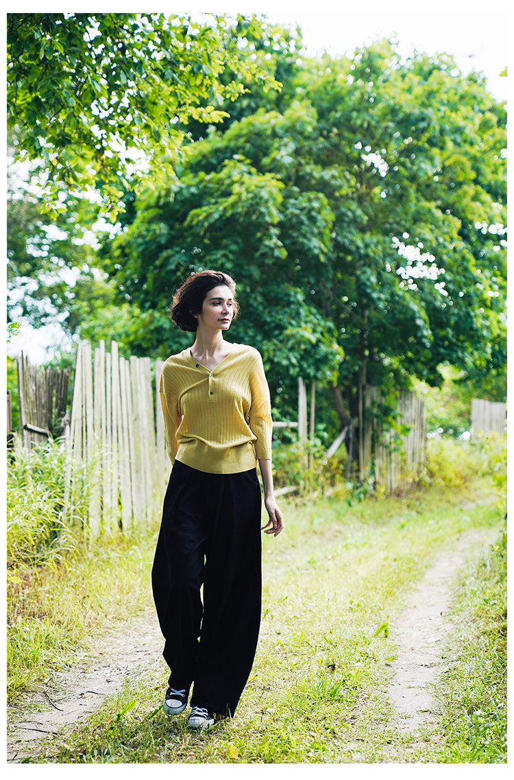 Vintage Wide-Leg Lantern Jeans for Women Wide-Leg Jeans for Women, Trendy New Women's Jeans