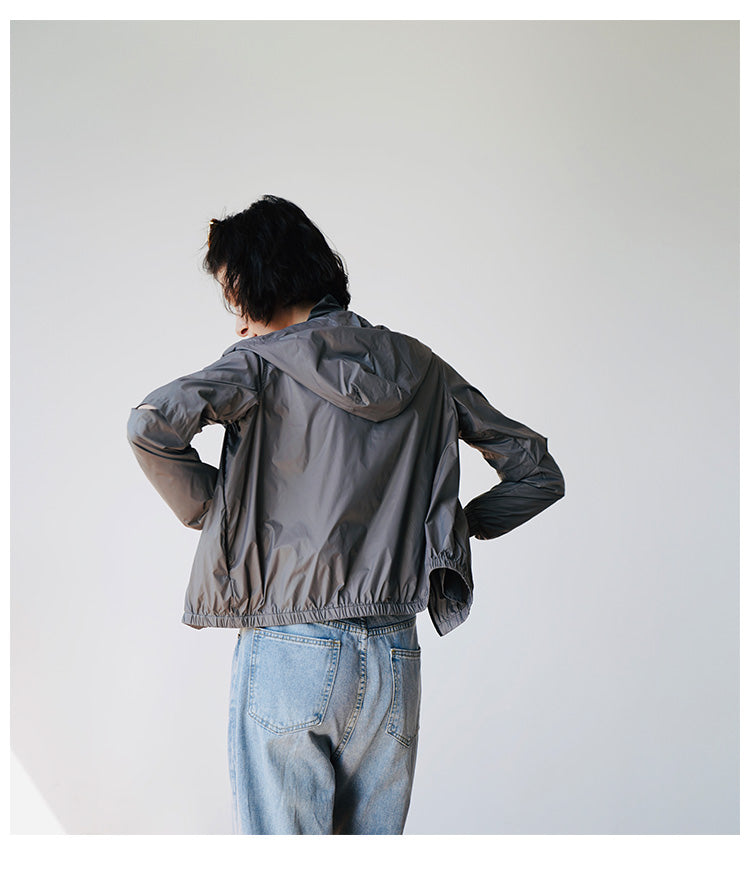 Heavy Industry Design Long Sleeve Sunscreen Clothes for Women Summer New Short and Thin Jackets for Women Air Conditioning Shirts