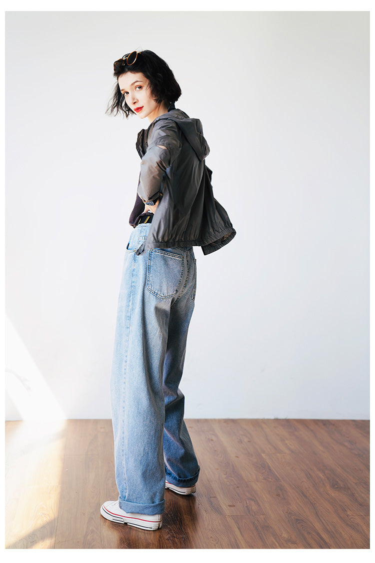 Heavy Industry Design Long Sleeve Sunscreen Clothes for Women Summer New Short and Thin Jackets for Women Air Conditioning Shirts