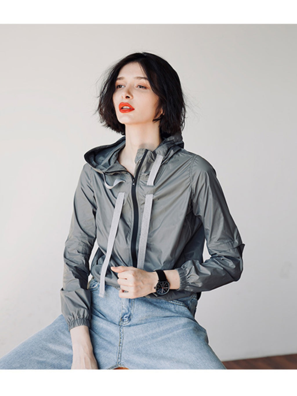 Heavy Industry Design Long Sleeve Sunscreen Clothes for Women Summer New Short and Thin Jackets for Women Air Conditioning Shirts