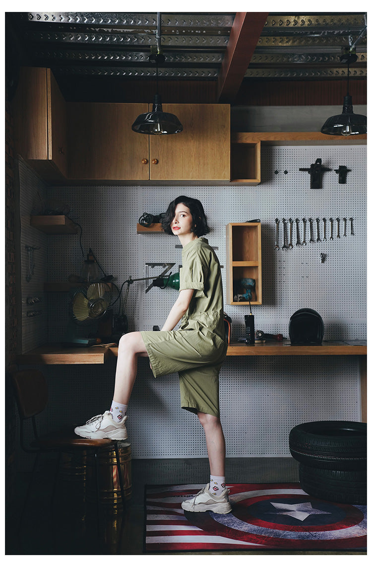 Women's Jumpsuit New Summer Jumpsuit Fashionable One-Piece Shorts Women Casual Loose Overalls One-Piece Women