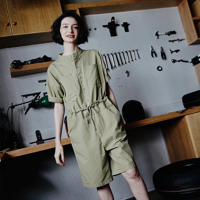 Women's Jumpsuit New Summer Jumpsuit Fashionable One-Piece Shorts Women Casual Loose Overalls One-Piece Women