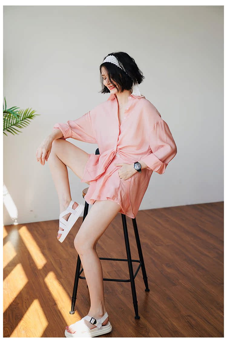 Tencel Sunscreen Casual Suit for Women Trendy Brand Fashion Casual Suit for Women Personality Trendy Slimming Stylish Suit